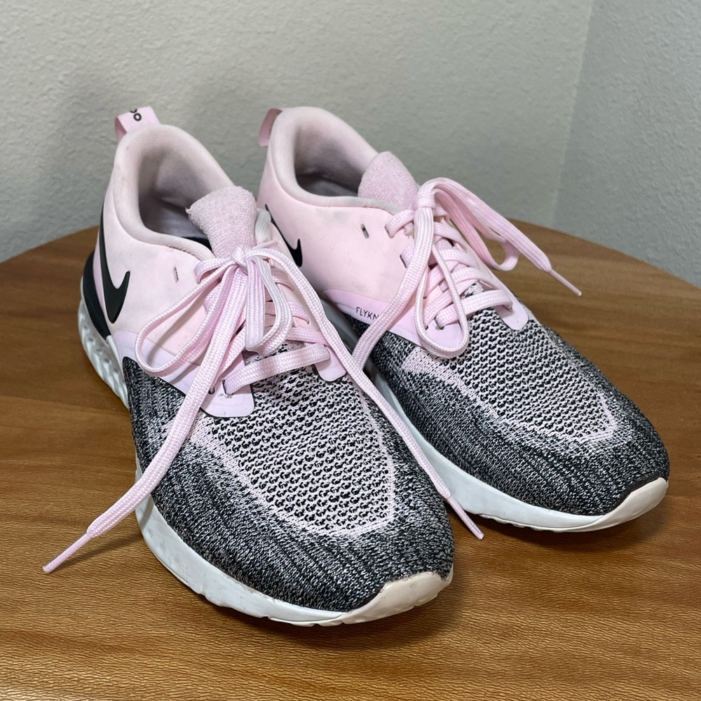 Women’s Nike Odyssey React Flyknit 2 Size 7 'Barely Rose' AH1016-601 - Picture 5 of 15